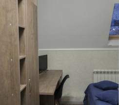 Номер стандарт с 1 двуспальной кроватью (мансарда) в Альпина