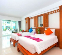 Двухместный номер Deluxe двуспальная кровать в The samui beach resort
