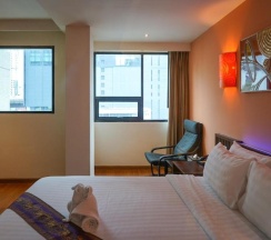 Двухместная студия двуспальная кровать в Hotel Mermaid Bangkok
