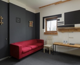 Шале 28 Стандарт с балконом (две раздельные кровати) в Шале 28