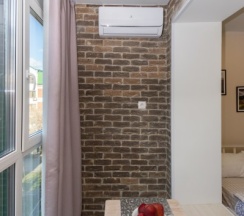 мини-студия стандарт с панорамным балконом для 1 гостя (центр, ул. Сакко, 24, "Vivaldi"), 416 в Viva aparts