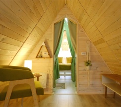 Шале A-Frame с двумя спальнями в Бадан