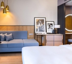 Номер улучшенный с 1 двуспальной кроватью в Radisson Hotel Gorizont Rostov-on-Don