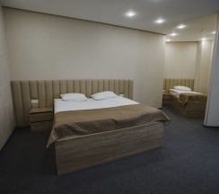 Люкс (1 двухспальная + 1 односпальная кровать) в Sleepers hotel avia dme