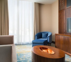 Двухместный люкс Expo c 1 комнатой двуспальная кровать в Hilton Astana
