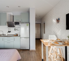 Garden - 3х местные апартаменты-студия у Ботанического сада (9 этаж) в Smart Lofts Moscow