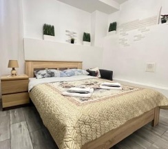 Номер улучшенный с 1 двуспальной кроватью (цокольный этаж) в Kovensky