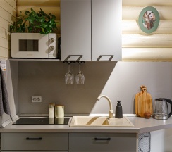 Люкс Скандинавия с собственной террасой и мини кухней. в Bergamo