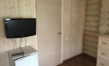 Комната улучшенная с 1 двуспальной кроватью в Шале поляна