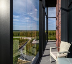 Комфорт с балконом с одной кроватью в Minger Med SPA