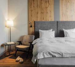 Комната делюкс с 1 двуспальной кроватью в WOW.Aparts&SPA