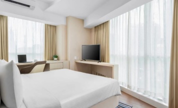 Двухместный люкс Premier c 1 комнатой двуспальная кровать в Oasia Suites Kuala Lumpur