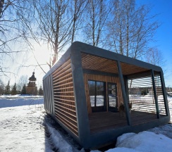 Коттедж улучшенный с 1 двуспальной кроватью в Карлен