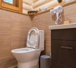 Сруб Малый с красивым видом из окна в Wood palace