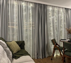 Дом «DOUBLE» с банным чаном на террасе в Luxe House