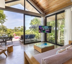 Вилла с 4 комнатами с видом на бассейн в Villa Escape Burasari