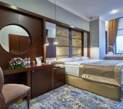 Двухместный люкс Premium двуспальная кровать в Rixos President Astana