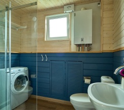 Коттедж с террасой и уличным джакузи в Ялкала