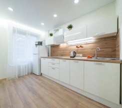 Двухместные апартаменты с балконом и с видом на город двуспальная кровать в Апартаменты с круглосуточным заселением 24/7