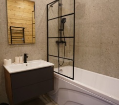 Шестиместный домик с 3мя спальнями и сауной в Аршан