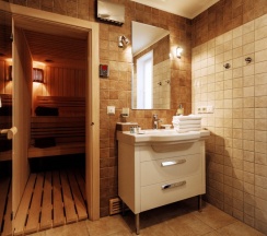 Четырёхместное шале с 2 комнатами с красивым видом из окна в Vazuza Country Club