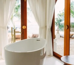 Двухместный люкс Beachfront двуспальная кровать в Zazen Boutique Resort & Spa