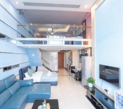 Двухместный люкс Luxury с 3 комнатами (двуспальная кровать) в Louidon Mega Duplex Apartment - Beijing Rd