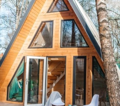 Дом A-Frame в Эко Парк Тепло