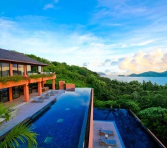 Вилла Residential с бассейном Luxury с 4 комнатами с видом на океан в Sri Panwa Phuket Luxury Pool Villa Hotel