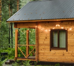 Домик с террасой (1 линия) в Таналтай