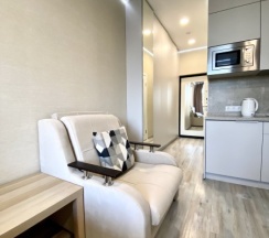 Студия Комфорт с балконом и видом на парк Дендрарий Метрополь (48) в Метрополь рэнт-апарт