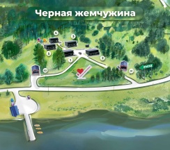 Коттедж "Черная жемчужина" 45м2 в Сонный залив