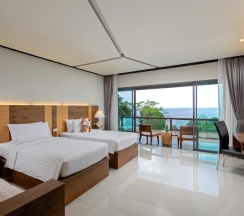 Двухместная вилла Deluxe Sunset 2 отдельные кровати в Secret Cliff Resort Phuket