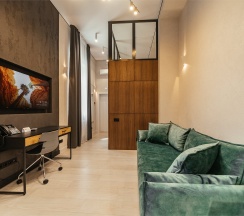Двухуровневые апартаменты-студио (ул. Ленина 8а) в City hotel