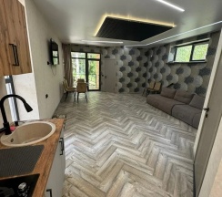 Модульный домик - Апартаменты Люкс (1ый этаж) в 7 Небо