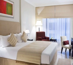 Семейные апартаменты с 2 комнатами with skyline view в Отель Mercure Hotel Apartments Dubai Barsha Heights