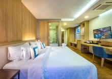 Номер Deluxe с видом на бассейн в PLAAI Prime Hotel Rayong SHA Extra Plus