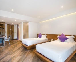 Одноместный номер Deluxe с видом на сад двуспальная кровать в White Sand Samui Resort