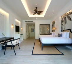 Двухместный клубный номер Garden Terrace 2 отдельные кровати в Отель Outrigger Koh Samui Beach Resort