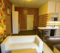 Полулюкс с двуспальной кроватью и диваном в Guest house Happy family