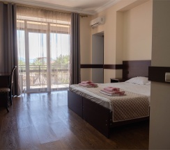 Двухместный номер с 1 кроватью или с 2 отдельными кроватями и с балконом в Deluxe