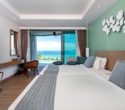 Двухместный номер Pool Access Deluxe с панорамным видом 2 отдельные кровати в Crest Resort & Pool Villas