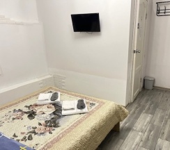 Стандартный двухместный номер с большой двуспальной кроватью King size и собственной ванной комнатой. в Kovensky
