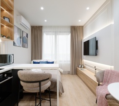 Комфортная студия с видом на набережную в Happy House - Люблинская