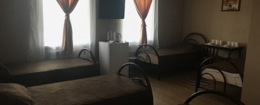 Номер эконом с 6 односпальными кроватями в Безруковский