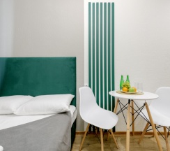 Апартаменты с двуспальной кроватью 140Х195 в Veda Aparts