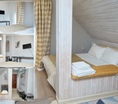 Стандартный номер с двухспальной кроватью в Снегирек