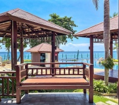 Двухместная вилла Seaside Wing Deluxe двуспальная кровать в Kacha Resort and Spa Koh Chang