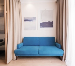 Люкс Гранд с рабочим кабинетом (Апартамент с 1 спальней) в Кортъярд Марриотт Сочи Красная Поляна