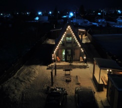 Коттедж улучшенный Aframe 2 в Chilla_villa_black